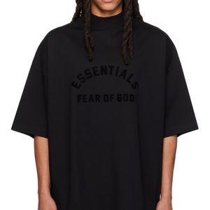 Fear of God Essentials Jet Black T-Shirt